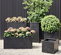 Mission Square Handmade Outdoor Planters | Pottery Barn (US)
