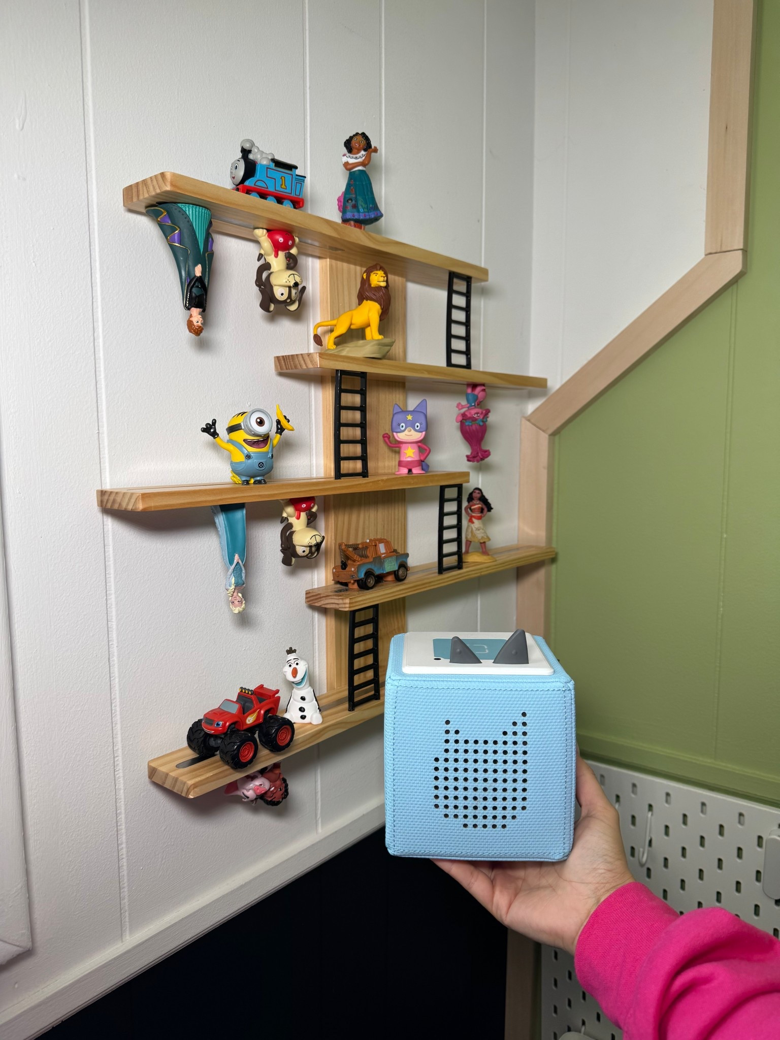 We finally gave our Tonies a real home 🧸✨
This magnetic shelf keeps everything organized, easy for little hands, and makes screen-free play actually accessible. Such a simple upgrade for our play space.

#momlife #toddlermom #kidsroomideas #toyorganization #screenfreeplay #momfinds #organizedhome #playroominspo #realmomlife #ltkhome #ltkfamily

#LTKmomlife #LTKHome #LTKKids