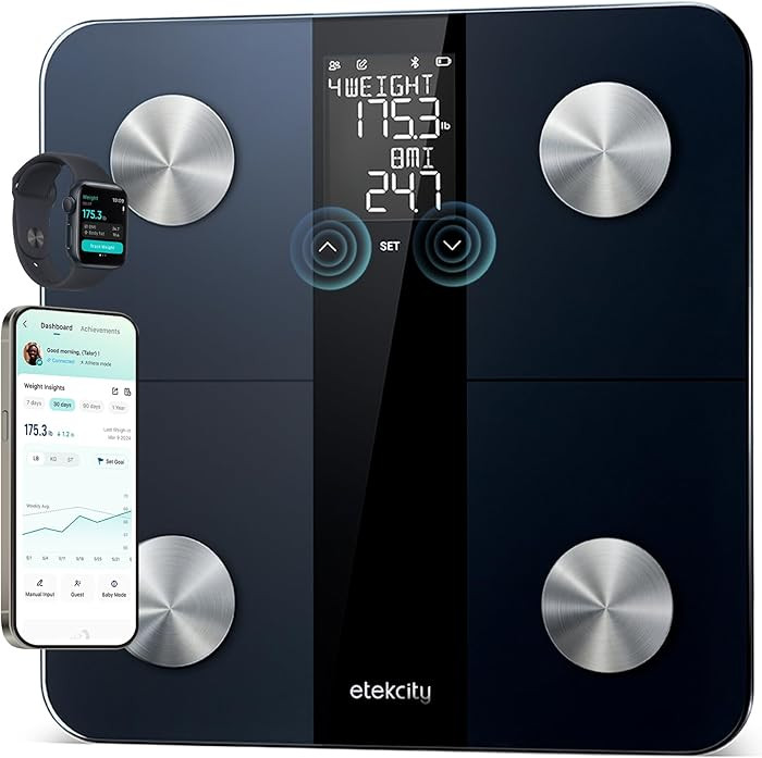 Etekcity Upgraded Smart Scale for Body Weight, FSA&HSA Eligible, Bathroom Digital Scale with BMI,... | Amazon (US)