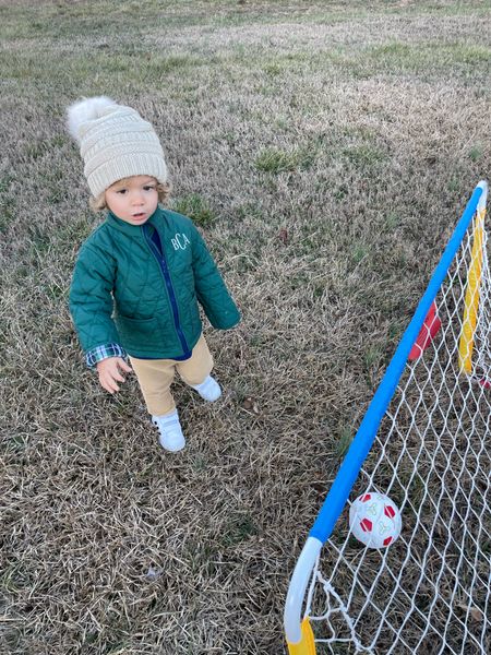 Baby/ toddler outdoor soccer goal and winter outfit attire! 

#LTKbaby #LTKfamily #LTKkids