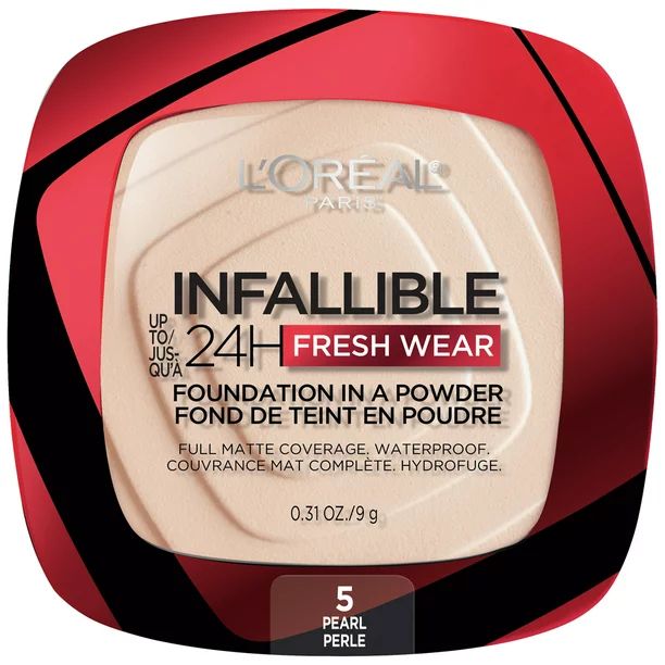 L'Oreal Paris Infallible Up to 24H Fresh Wear Foundation in a Powder, Pearl, 0.31 fl. oz. - Walma... | Walmart (US)