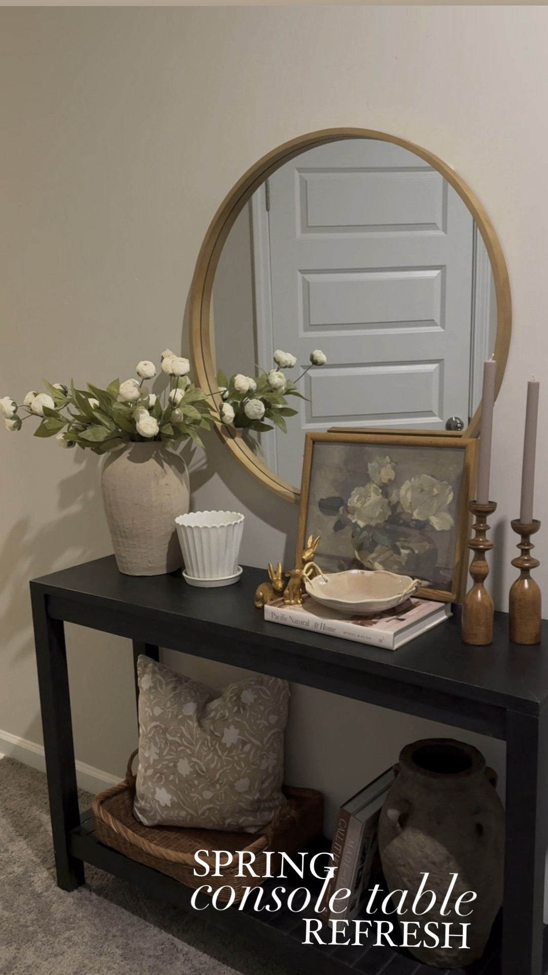 Spring console table REFRESH✨

#LTKhome #LTKstyletip #LTKSeasonal