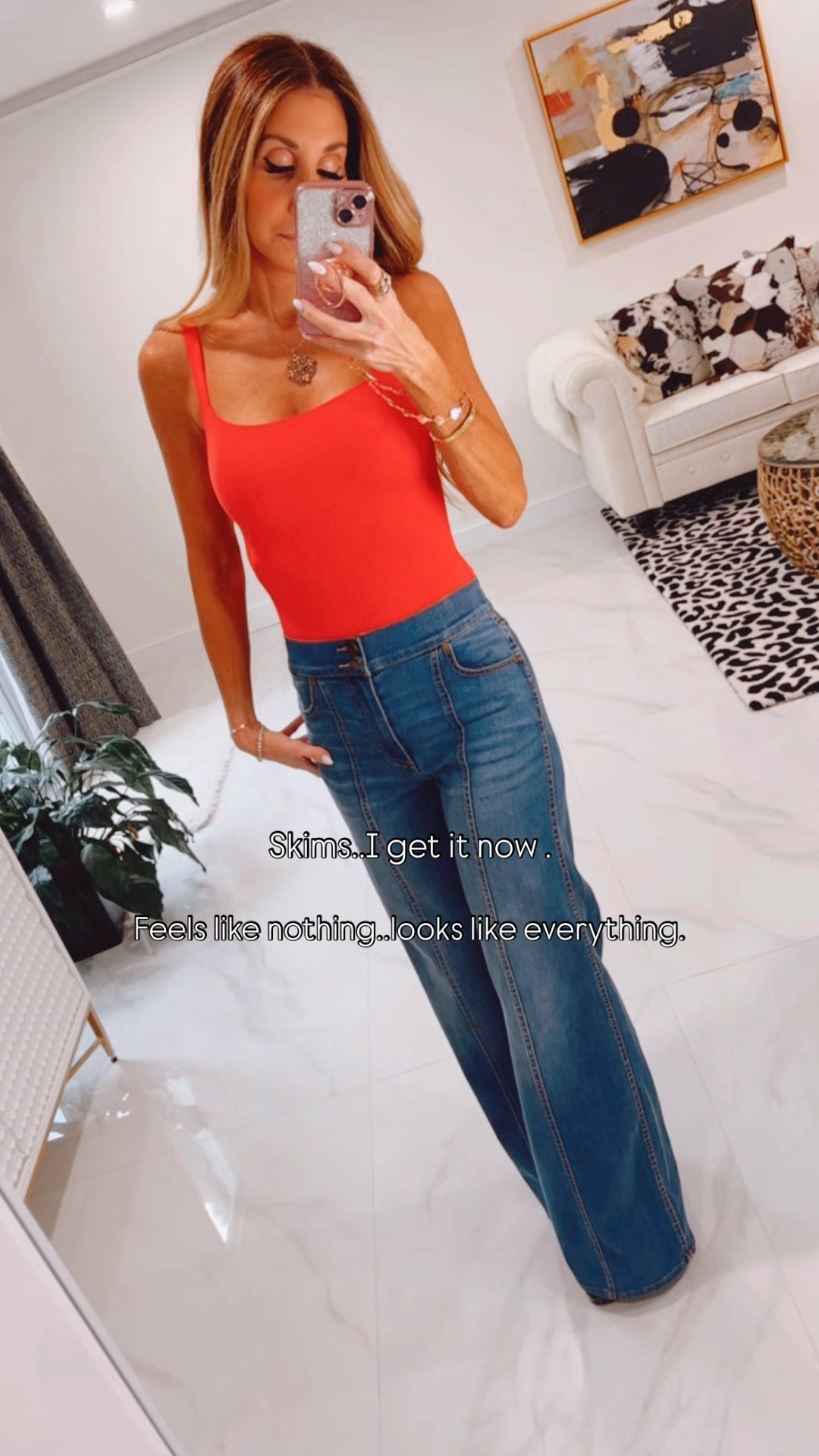 ✨Most comfy bodysuit & the jeans that are the perfect staple. Size small in bodysuit. Size 25 jeans

#LTKOver40 #LTKootd #LTKSaleAlert