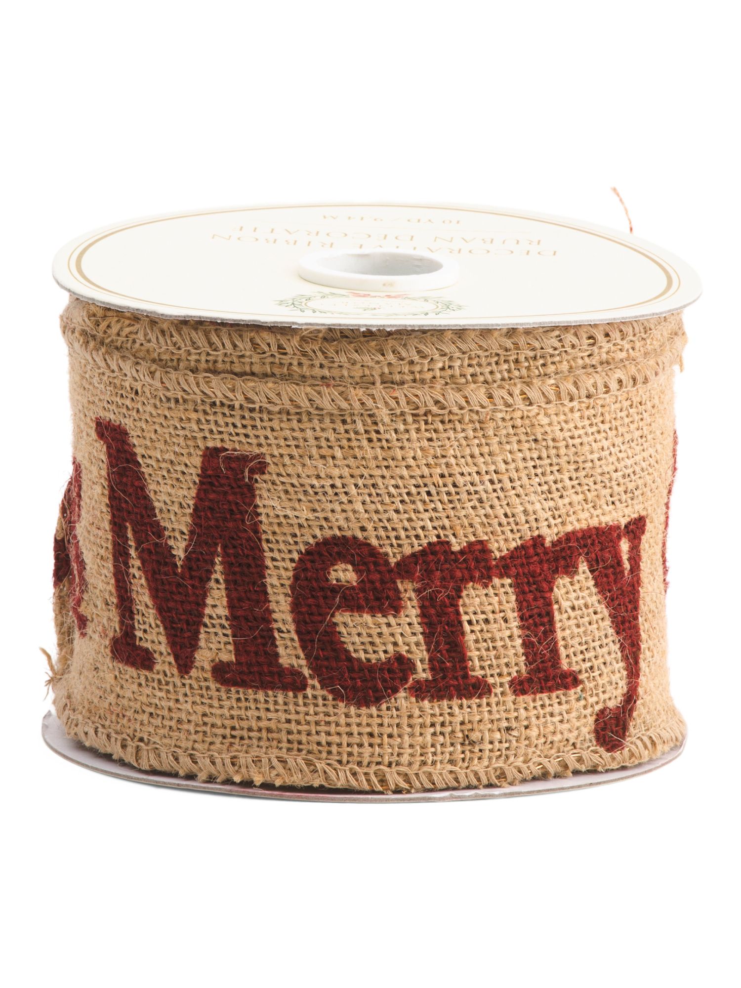 10 Yards Merry Christmas Print Decorative Ribbon | TJ Maxx