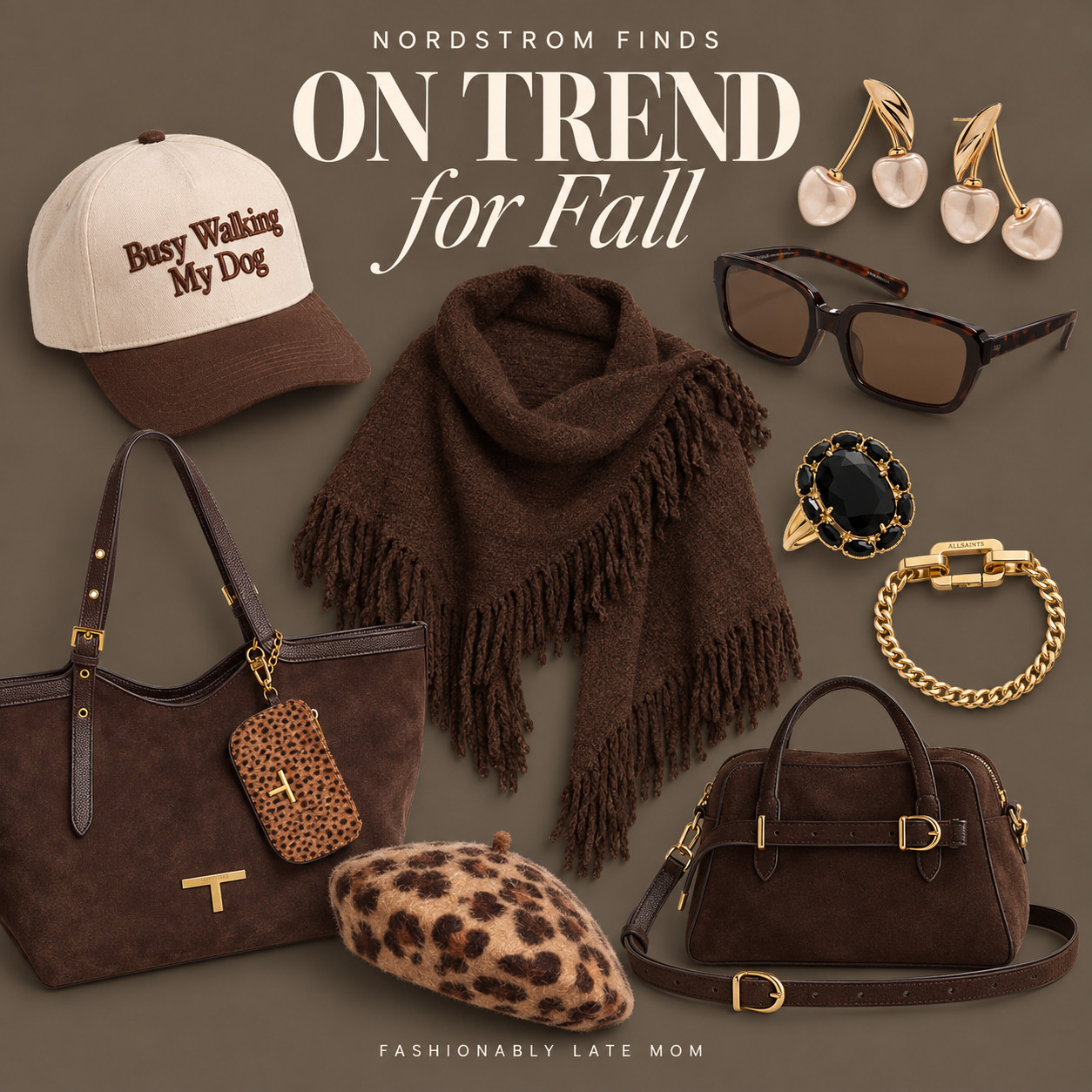 Consider this your sign that brown is having a very good fall. Leopard, suede, gold jewelry... I’m not fighting it. 

 #LTKootd #LTKSeasonal #LTKBeauty