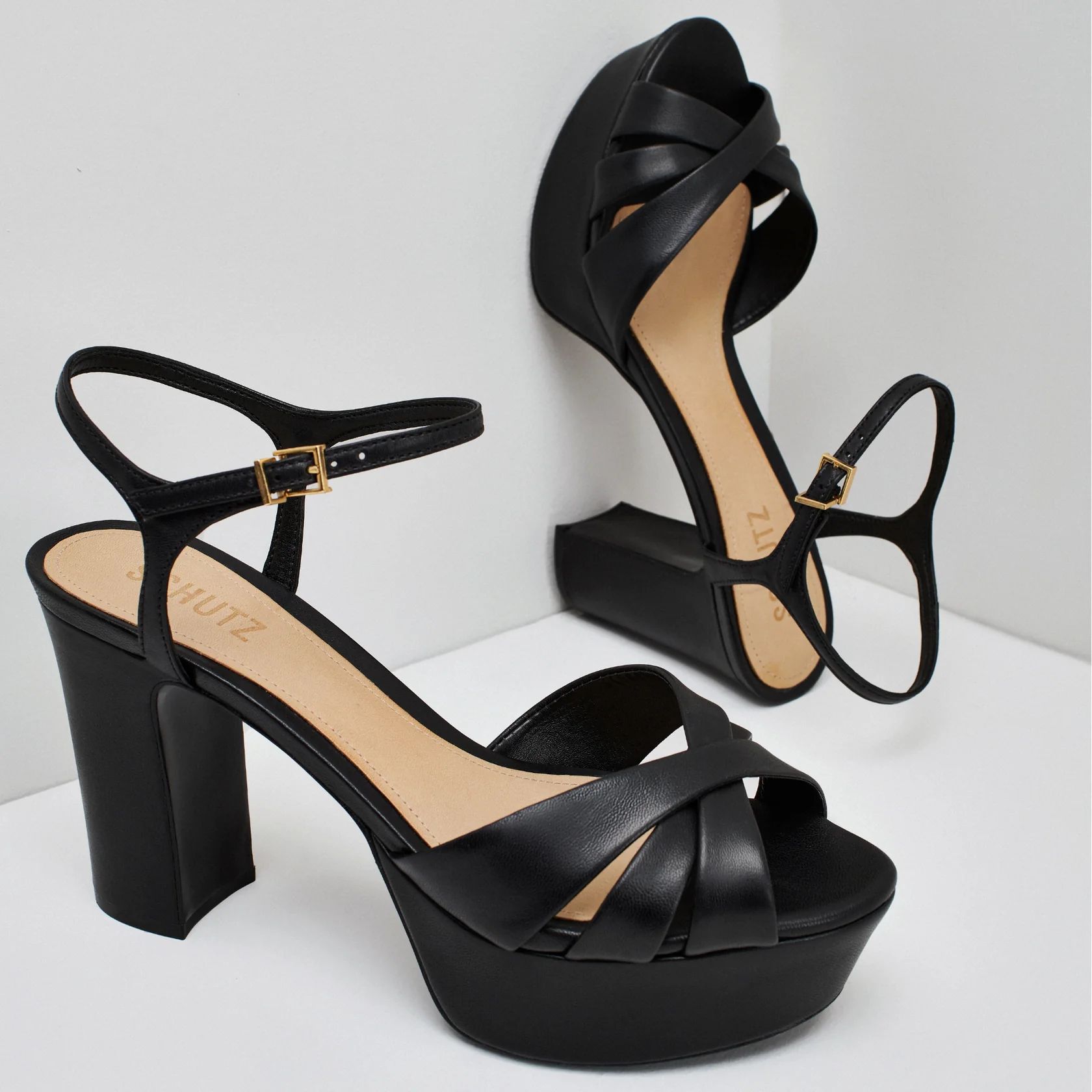 Keefa Nappa Leather Sandal | Schutz Shoes (US)