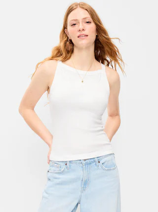 Snug Apron-Neck Tank Top | Old Navy (US)