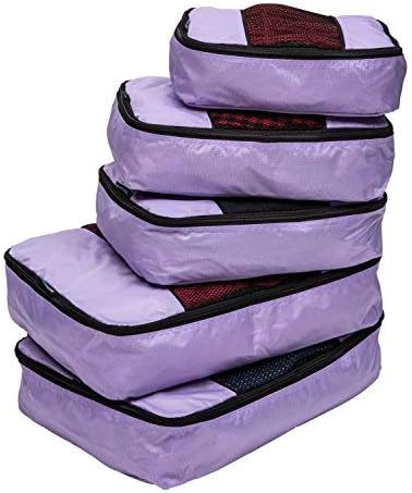 TravelWise Packing Cube System - Durable 5 Piece Weekender+ Luggage Organizer Set | Amazon (US)