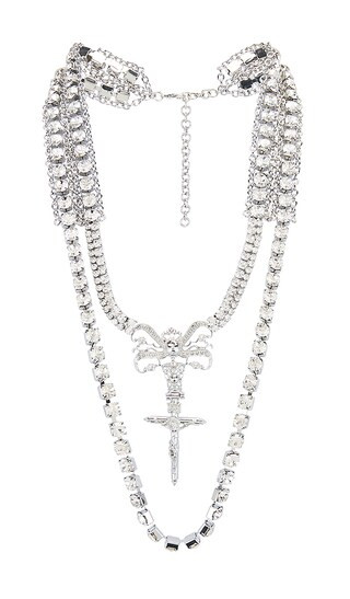 Aly Necklace in Crystal | Revolve Clothing (Global)