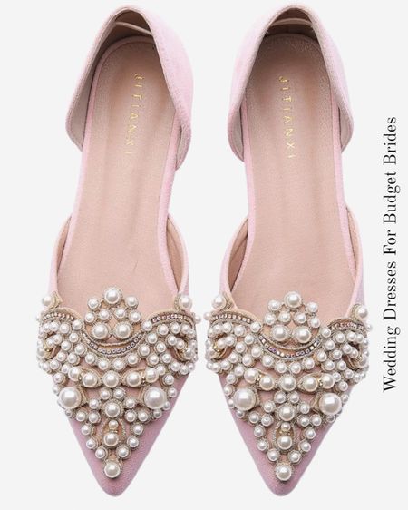 So pretty! Foldable pearl ballet flats .

#comfortableweddingflats #weddingshoes #brideshoes #bridalshoes #bridalpartyflats 

#LTKSeasonal #LTKshoecrush #LTKwedding