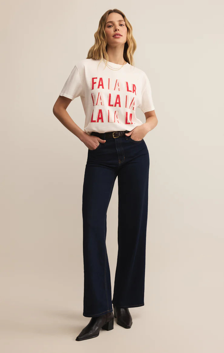 Falalala Boyfriend Tee | Z Supply