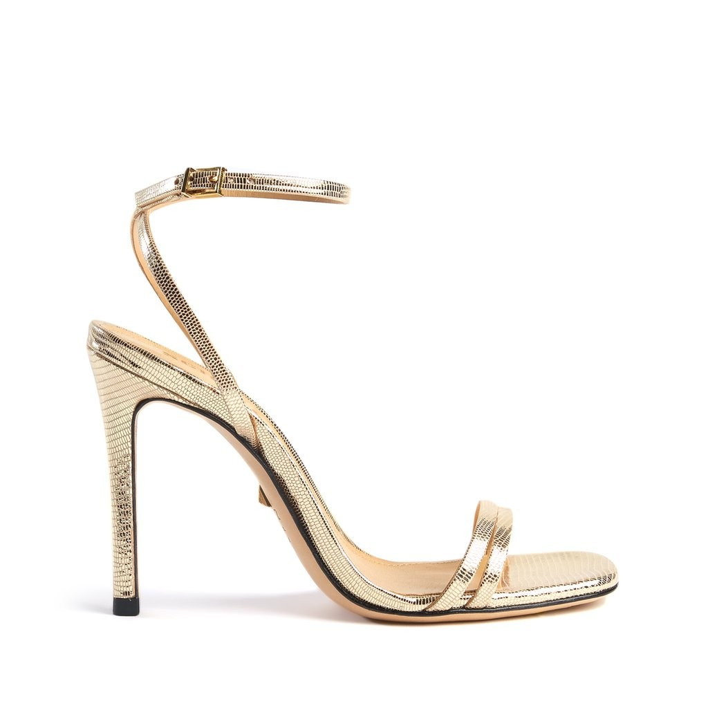 Altina Embossed-Leather Sandal | Schutz Shoes (US)