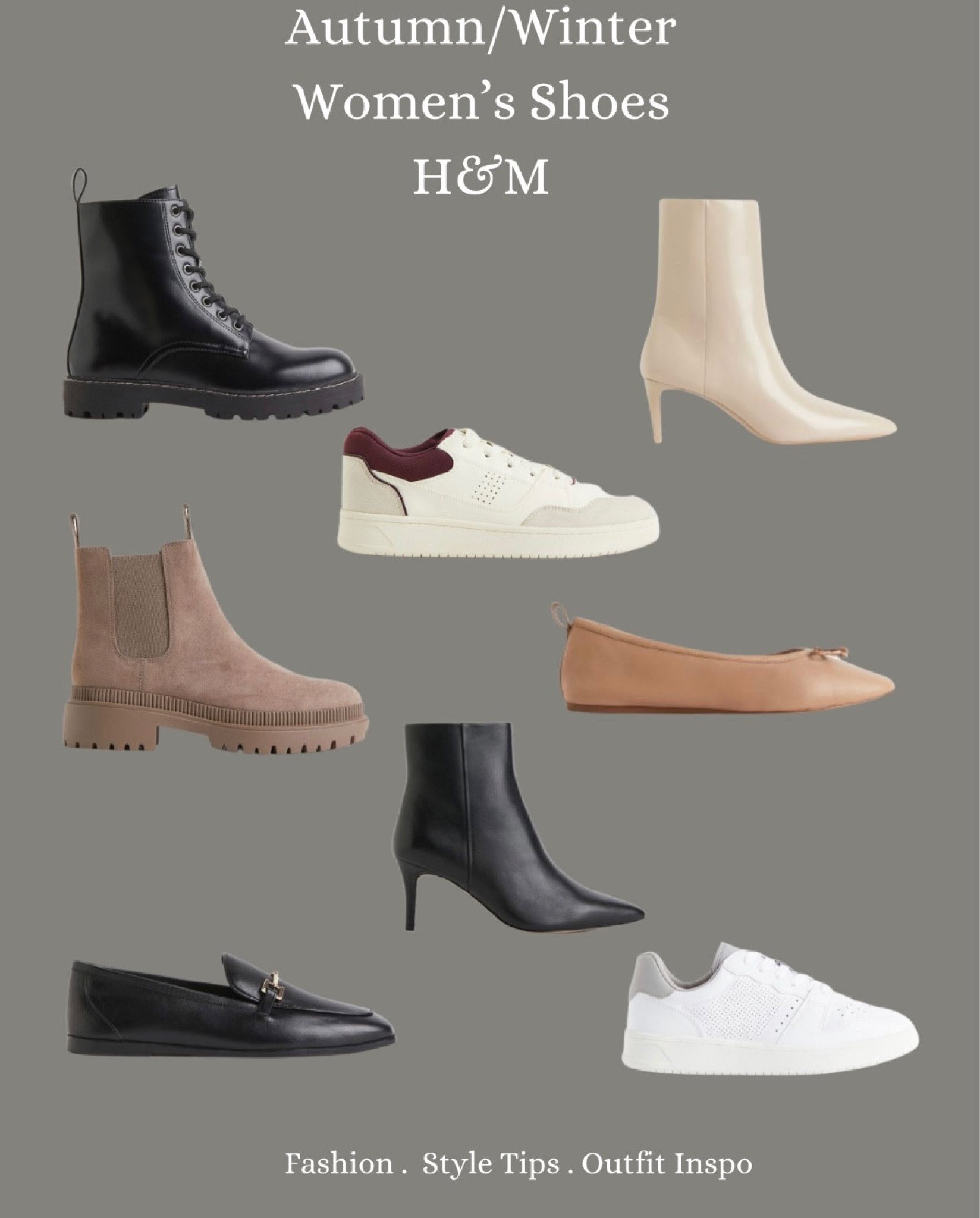 #autumnoutfit #fallfashion #fallfit #fallfinds #winterfashion #boots #loafers #ballerinas #trainers #sneakers #h&m #fashion #fashionista #fashiontrend #style #fashionstyle #womenswear #womensstyle 

#LTKU #LTKstyletip #LTKshoecrush