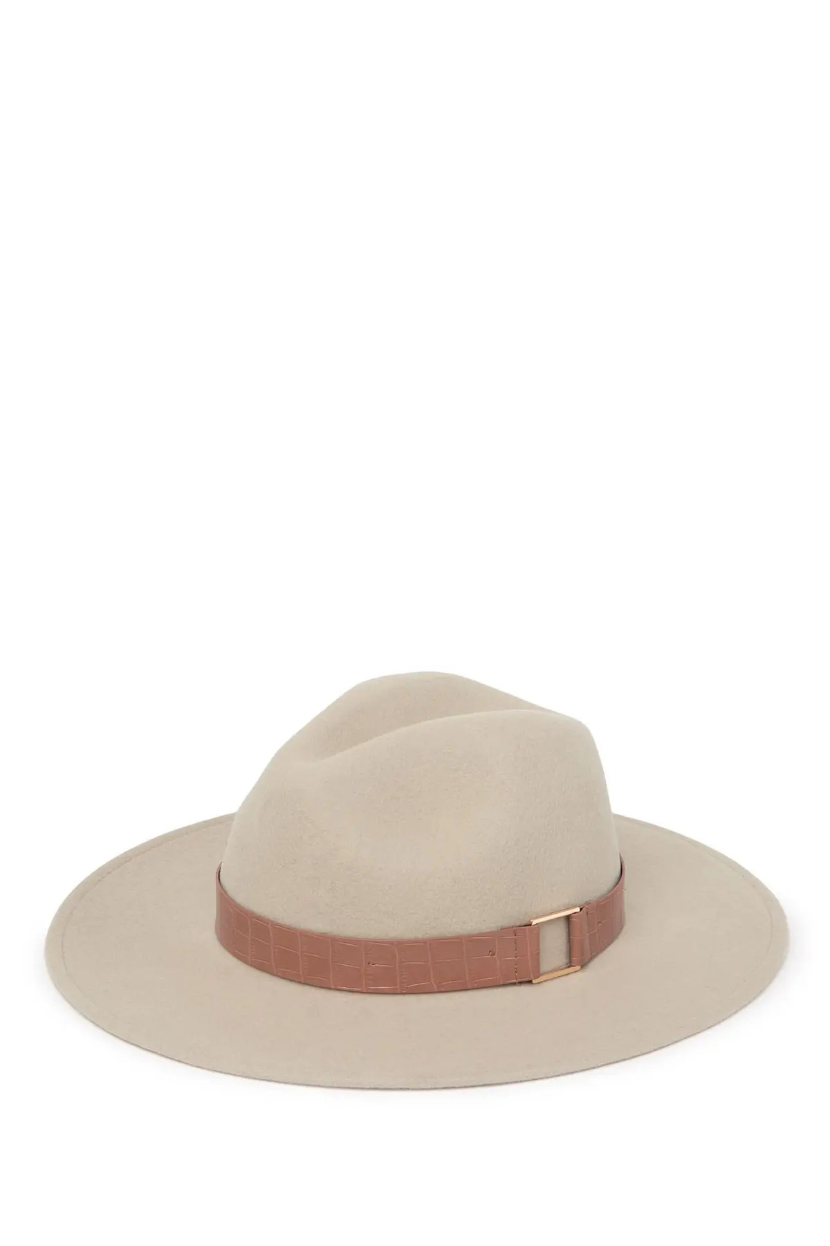 BCBG Croc Embossed Trim Panama Hat at Nordstrom Rack | Nordstrom Rack