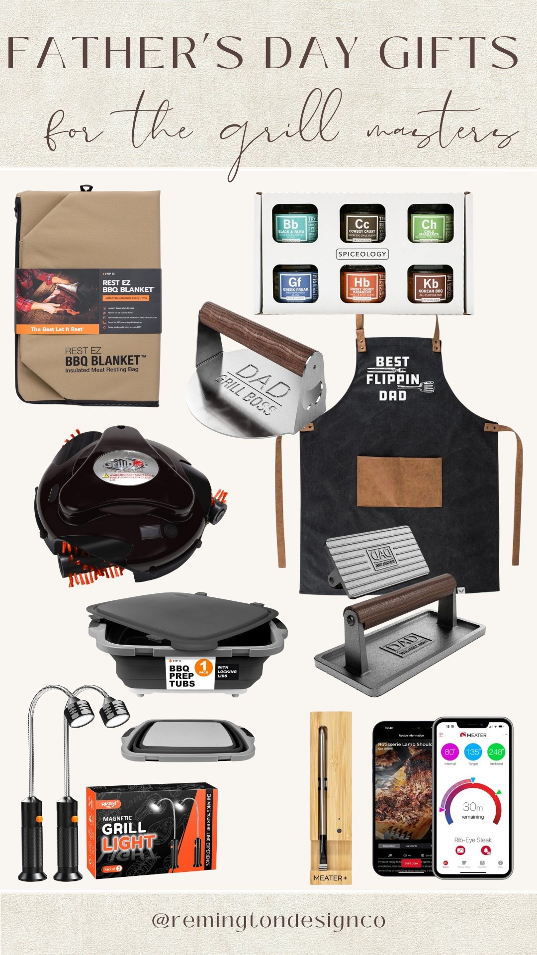 Father’s day gifts for the grill masters! ✨

Father’s day gift inspo - Gift guide - Grilling essentials - Dad gifts - Style tips - Home essentials - Gifts for him 

#LTKSeasonal #LTKMens #LTKGiftGuide