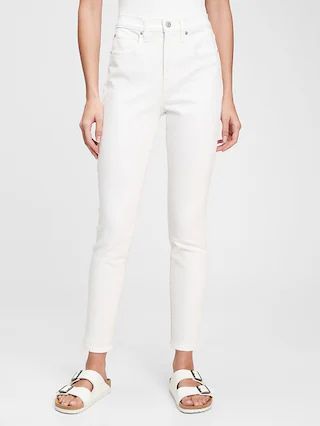 High Rise True Skinny Jeans with Secret Smoothing Pockets With Washwell™ | Gap (US)