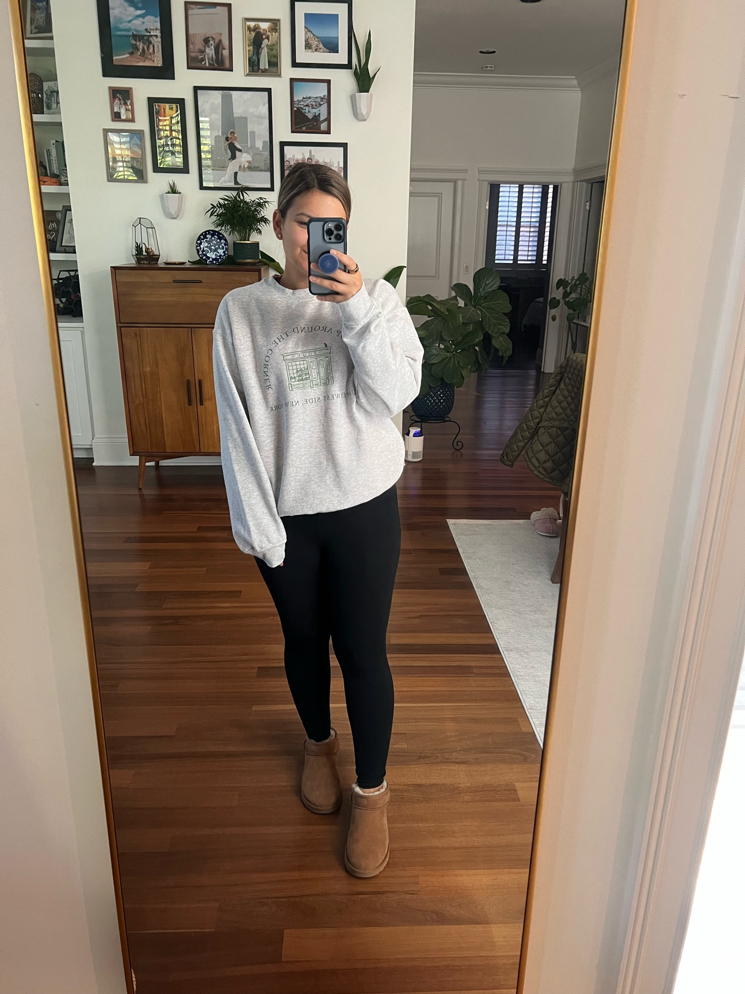 Sweatshirt - size medium
Uggs - usually a 6.5 but sized up to a 7

#LTKfindsunder50 #LTKGiftGuide #LTKsalealert