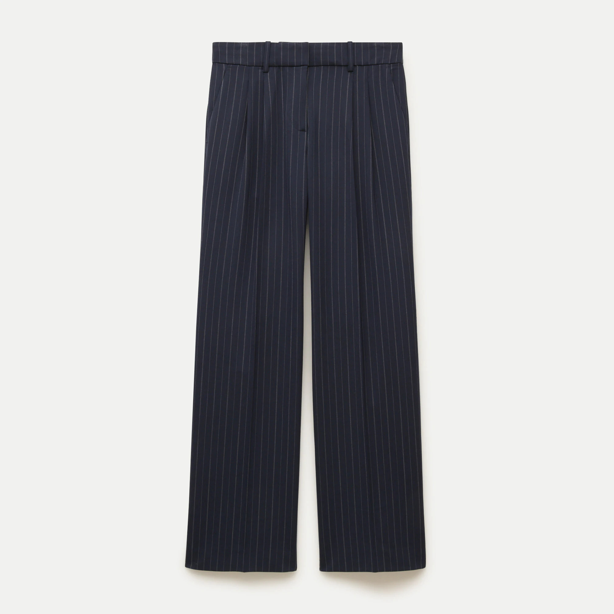 Essential trouser in striped lightspun wool blend | J. Crew US