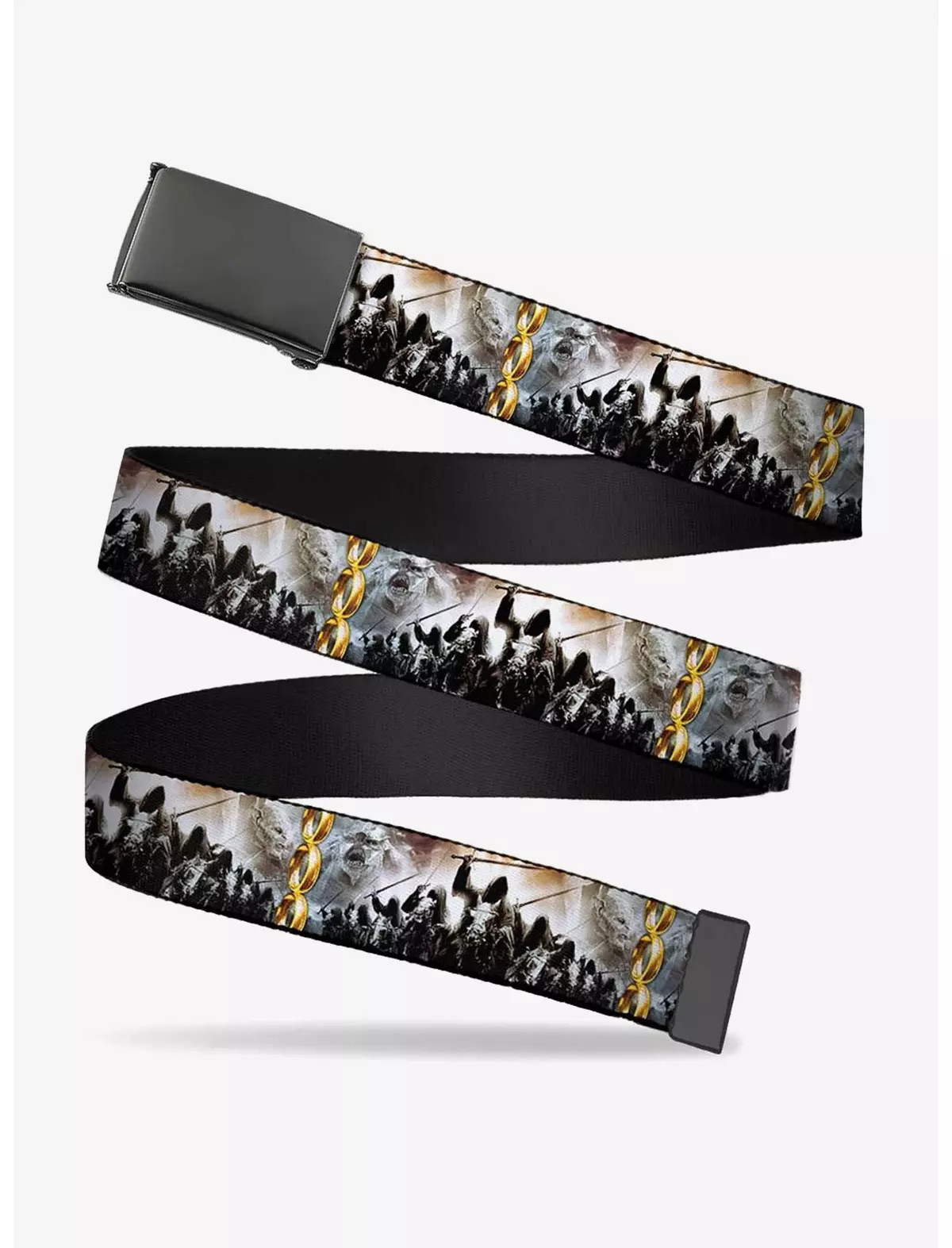 The Lord Of The Rings Nine Ringwraiths Attack Orcs Flip Web Belt | BoxLunch