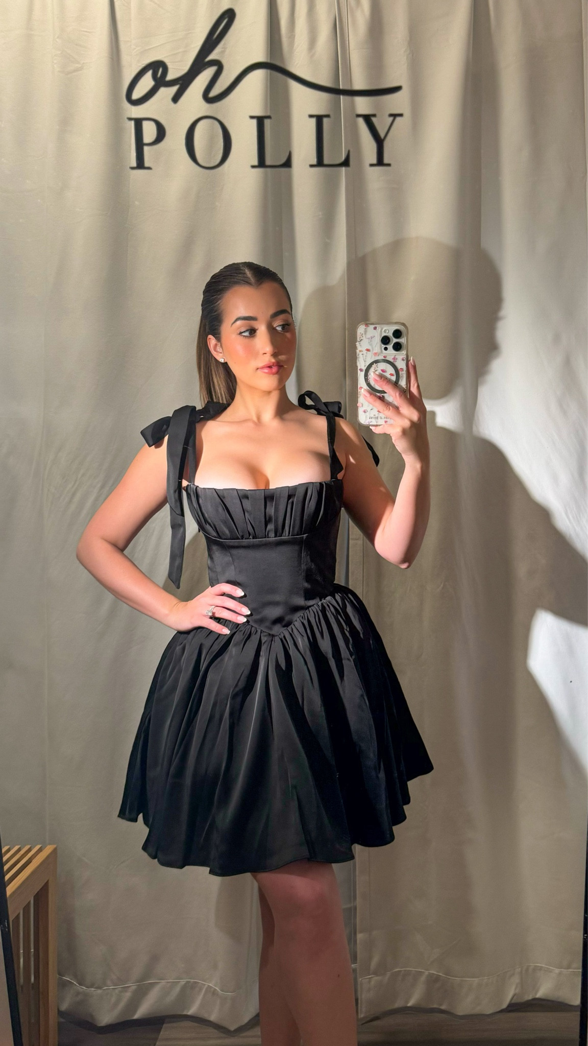 Love this oh Polly dress for fall 🖤 wearing a size US 2 

#LTKParties #LTKStyleTip #LTKSeasonal