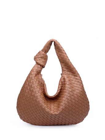 Faux-Leather Woven Hobo Bag - Urban Expressions | New York & Company