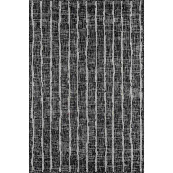 Sicily Black/Charcoal/Ivory Indoor/Outdoor Rug | Wayfair North America