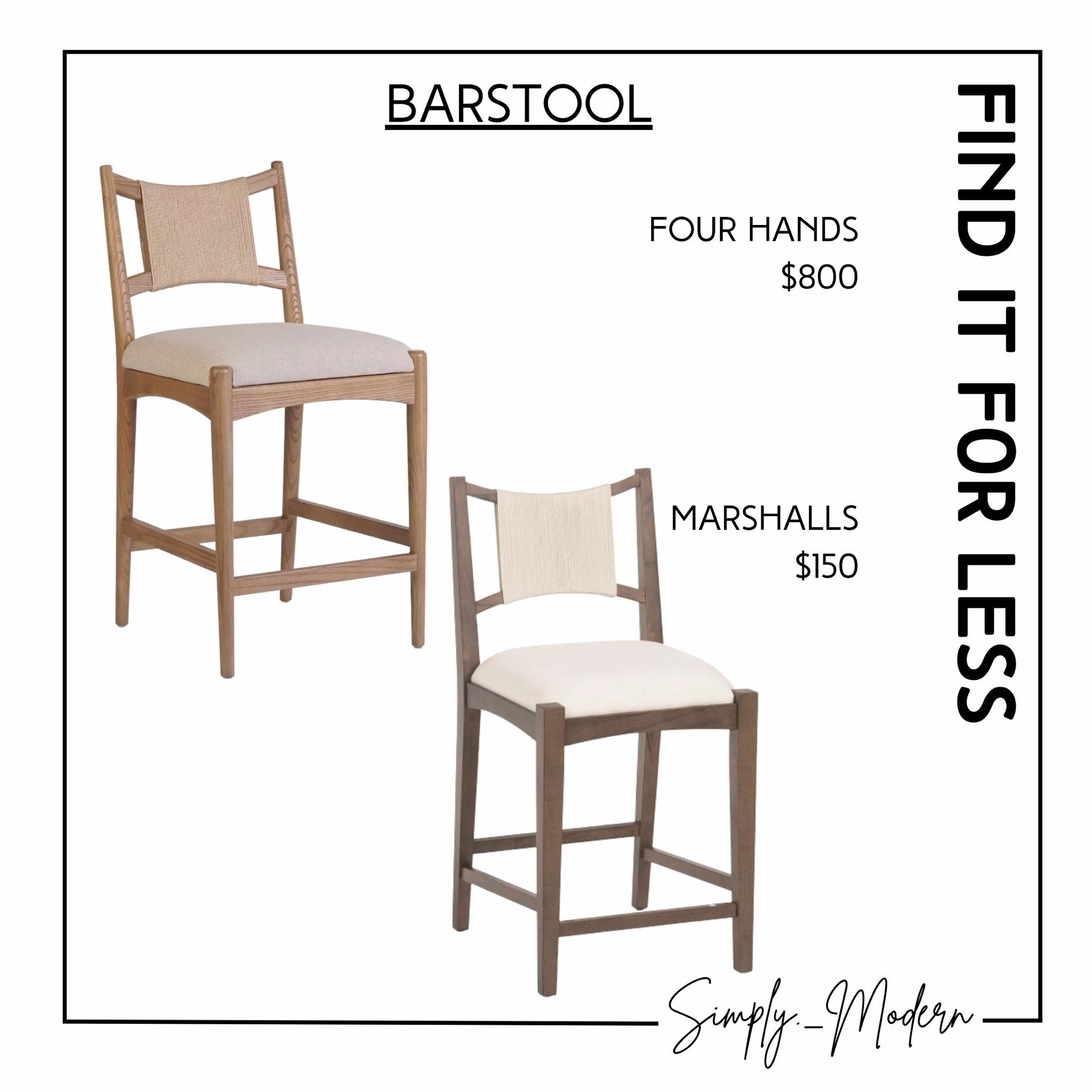 Find it for less- barstool

#LTKHome