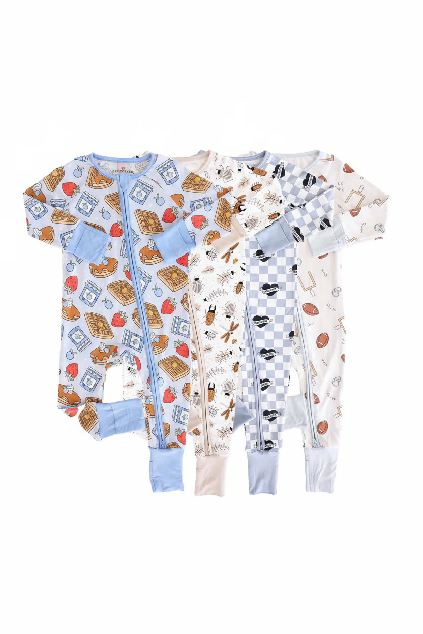 Convertible Zip Rompers for Boys | Best Sellers | Caden Lane