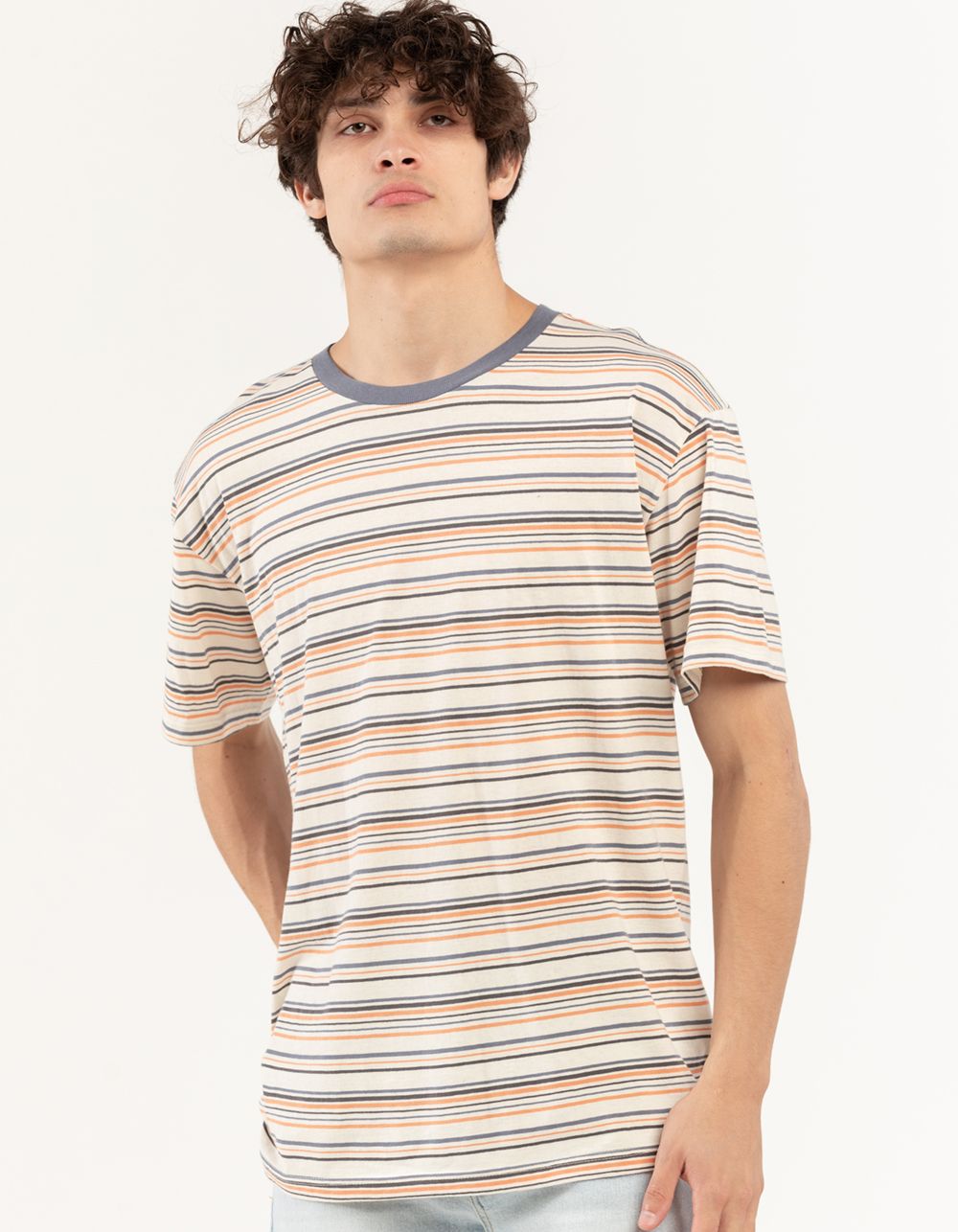 RSQ Mens Oversized Striped Tee - MULTI - TFAT1190 | Tillys