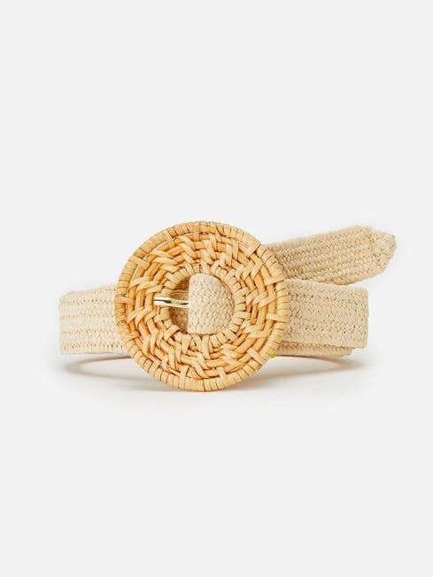 Mini Elizabeth Raffia Belt | J.McLaughlin