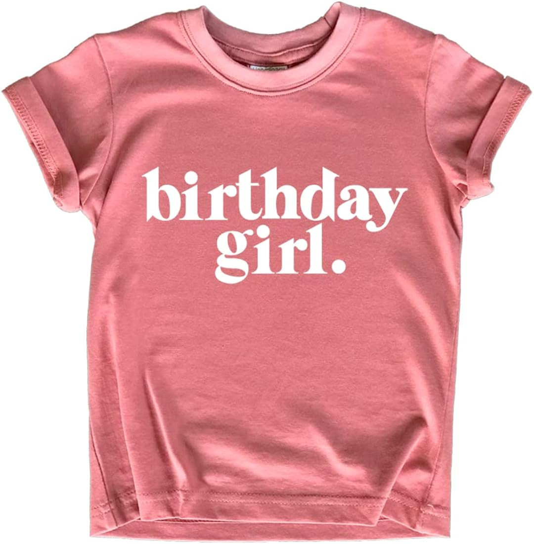 Birthday Girl Shirt Outfit Year Old Kids for Toddler 1st 2nd 3rd 4th 5th 6th 7th | Amazon (US)