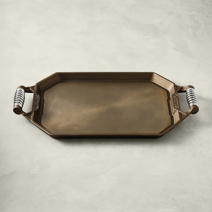 FINEX Seasoned Cast Iron Double Burner Griddle | Williams-Sonoma