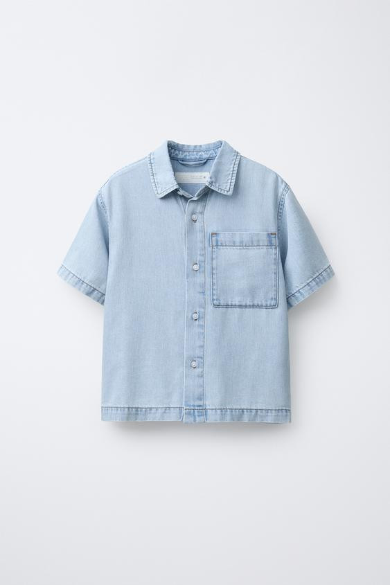 FLUID DENIM SHIRT | Zara US