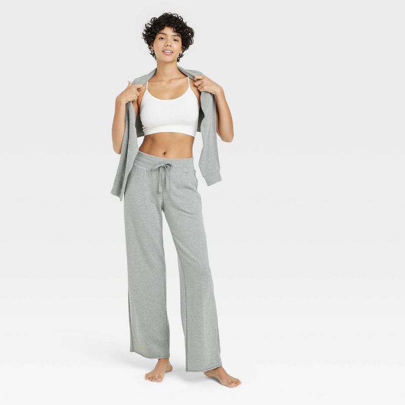 Women's French Terry Wide Leg Lounge Pants - Colsie™ | Target