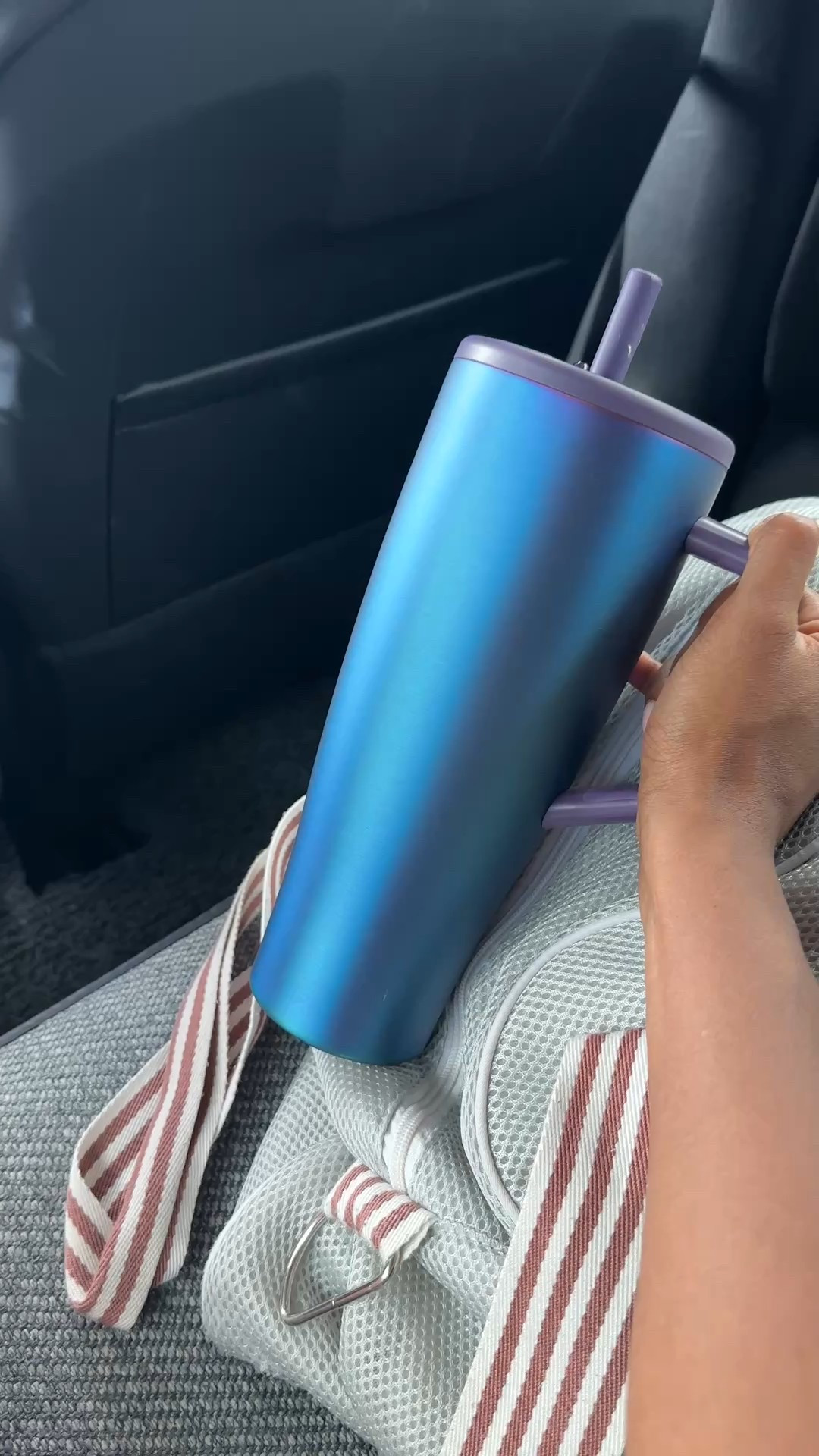 LOVE this bottle for travel. It’s 100% leak proof and SO cute! 

Tap for more colors 