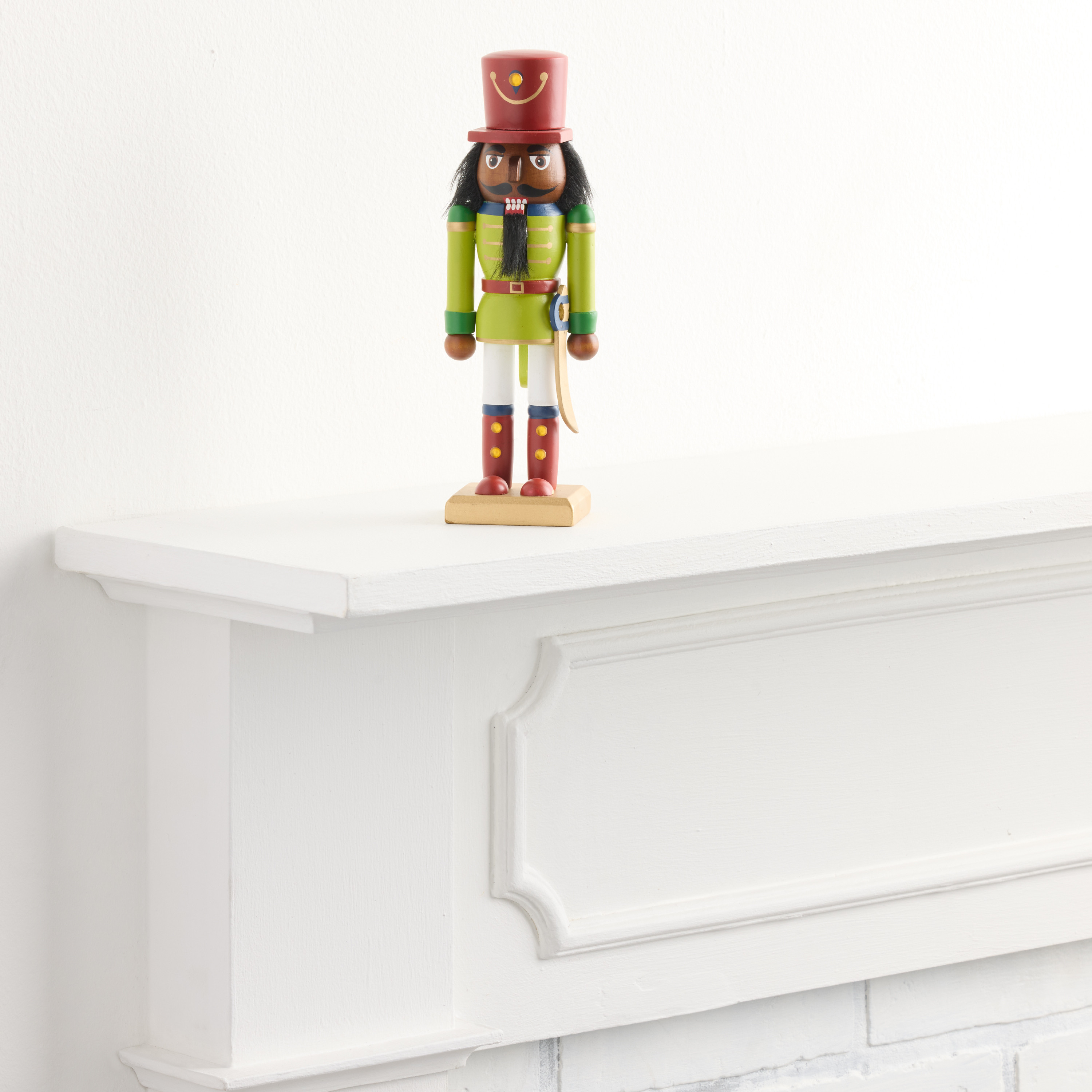 Lime Green and Red Traditional Nutcracker Decor | World Market