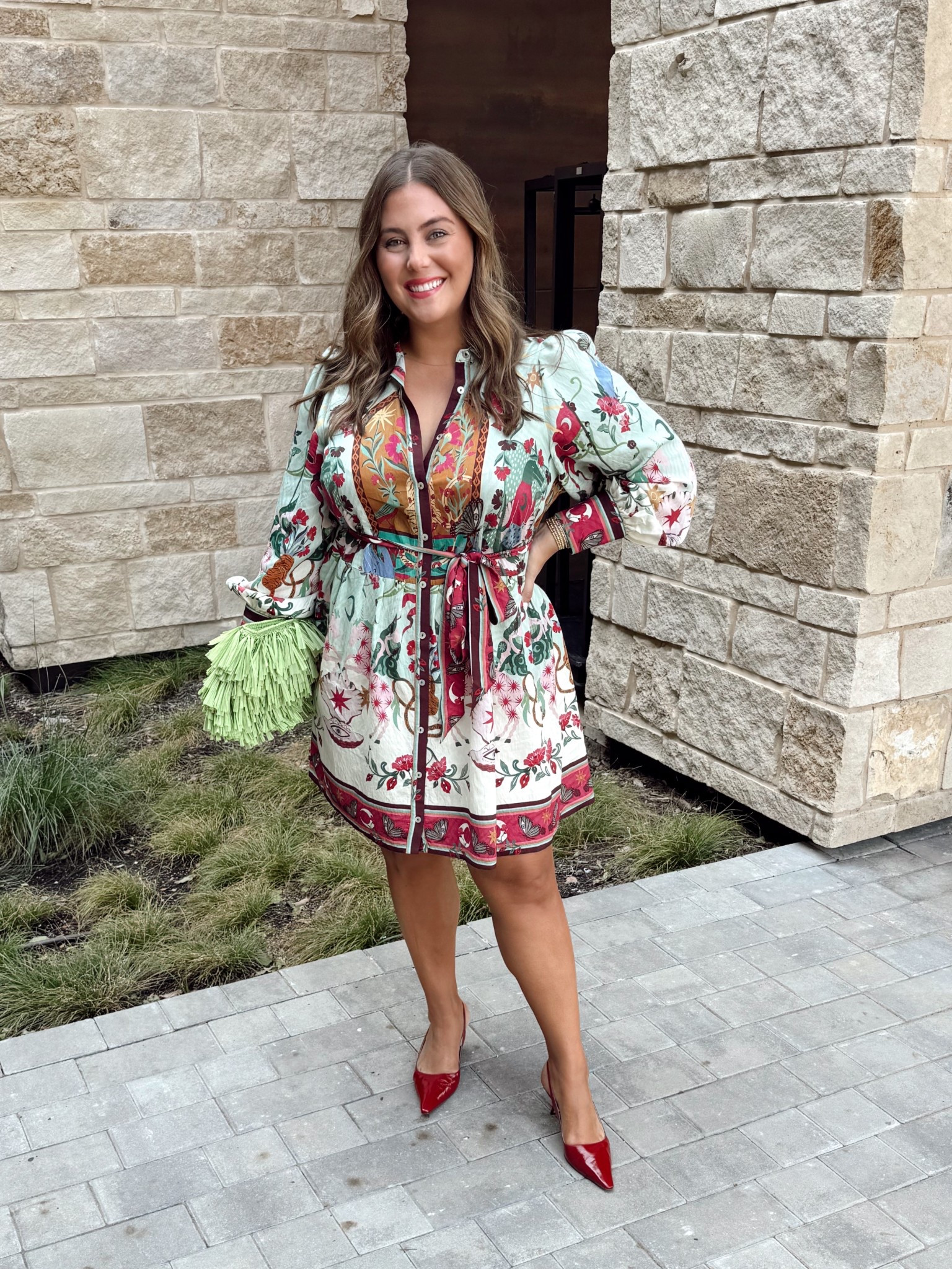 Wedding guest dress - wearing size 16. Use CARALYN15 on your first order at Spanx 

#LTKWedding #LTKootd #LTKMidsize