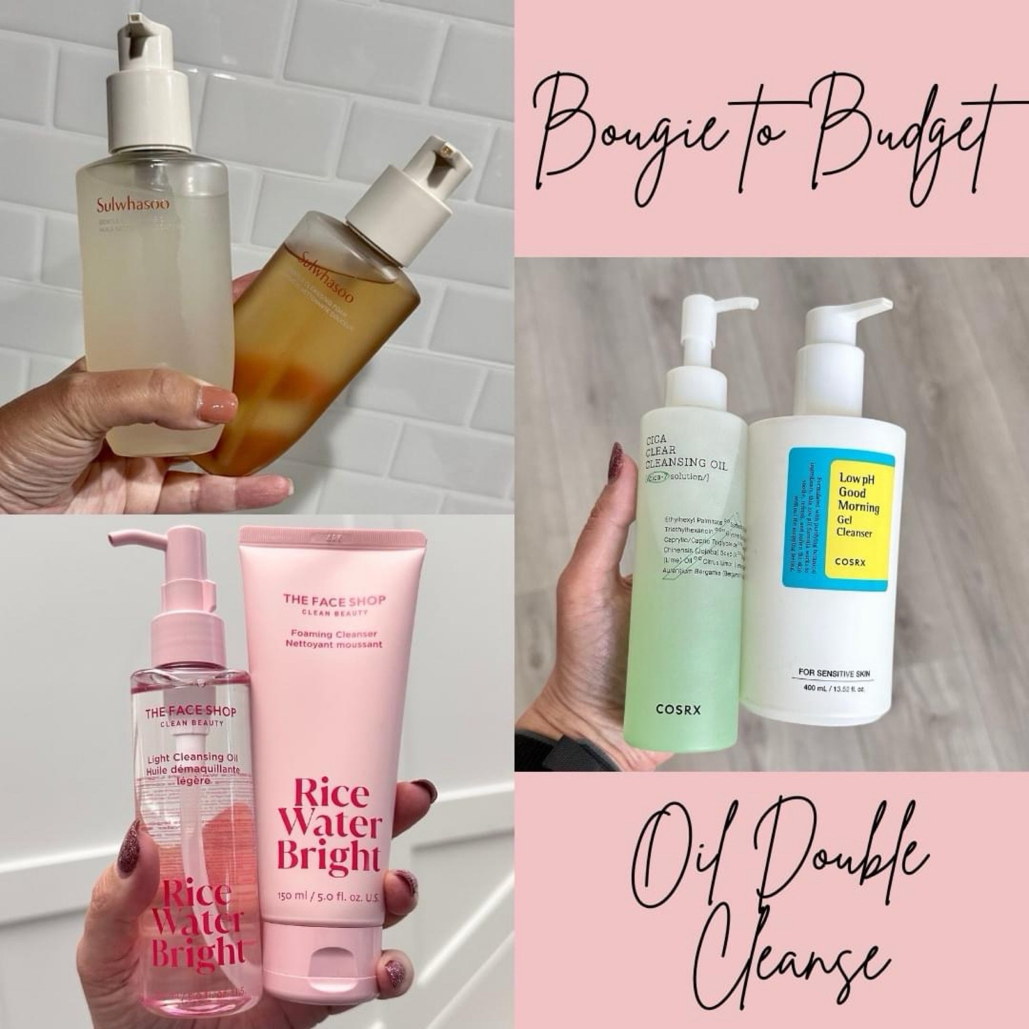 You'll never hear me stop talking about using an Oil Double Cleanse - even on oily skin! My skin has never been cleaner! Sulwhasoo was my introductory and it's my fave, but I've tried several others to give y'all options at various price points! These 3 combos are all on deal today!!! First you apply the oil to your dry face. Wipe away with a cotton pad. Before rinsing, apply the cleanser, I then wet my fingers and massage a bit - then rinse with warm water! Your toner pad will never be cleaner! (#ad)

Follow my shop @LovedByJen on the @shop.LTK app to shop this post and get my exclusive app-only content!

#liketkit #LTKBeauty #LTKFindsUnder50 #LTKSaleAlert
@shop.ltk
https://liketk.it/4LO4k