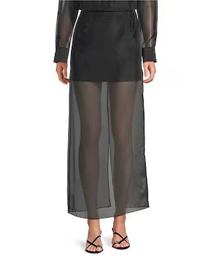 Antonio Melani Priscilla Coordinating Sheer Organza Midi Skirt | Dillard's | Dillard's