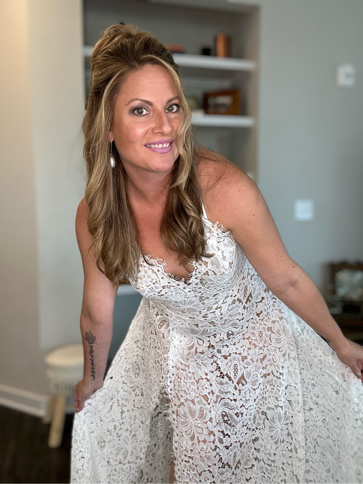 I bought this lace dress for a photo shoot. I was looking for something that would look amazing in photos. Absolutely gorgeous dress for a photo shoot, vacation or beach wedding. 

#LTKWedding #LTKStyleTip #LTKSaleAlert