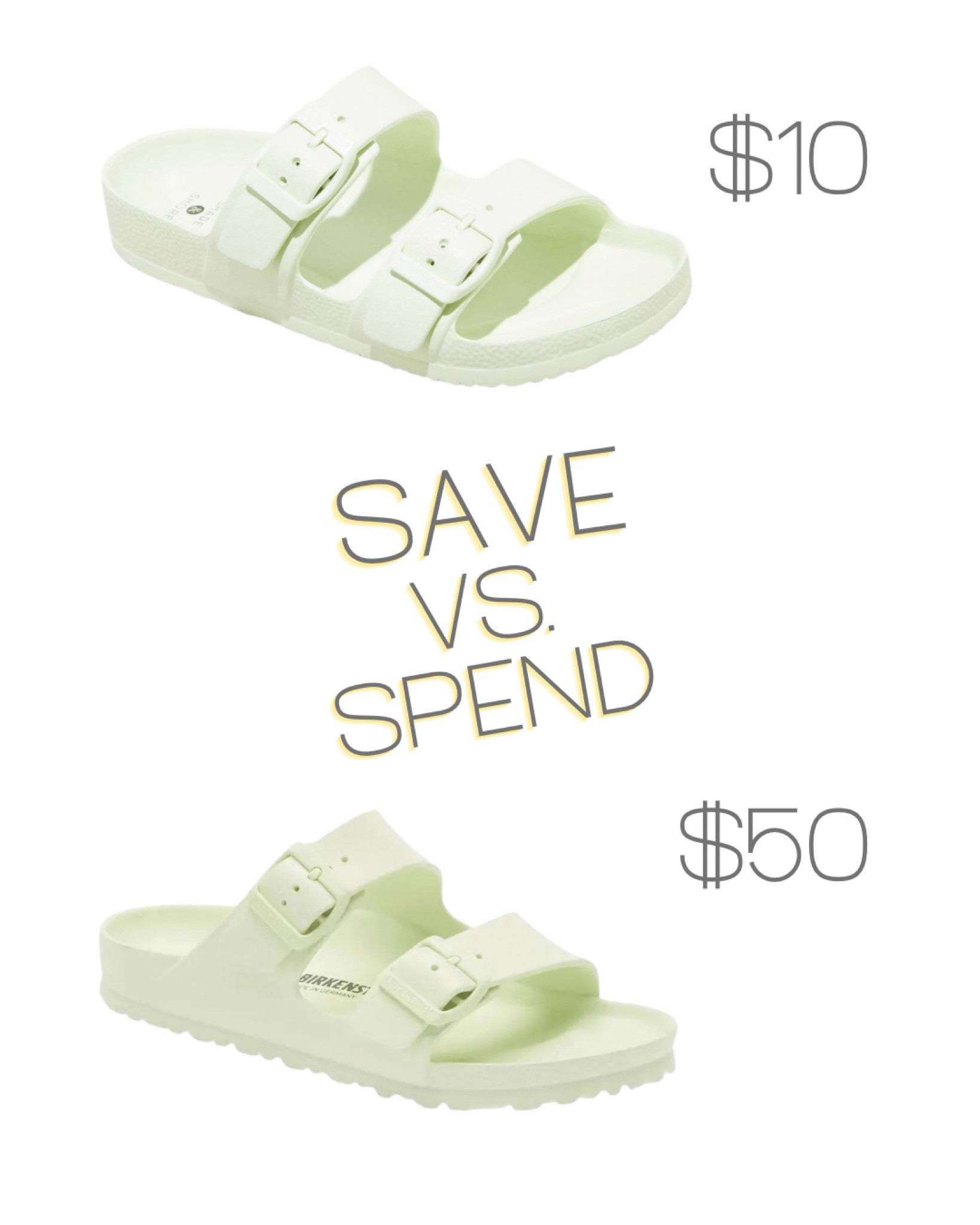 More affordable than Birkenstock! EVA Footbed Sandals in light yellow-green color.

#LTKshoecrush #LTKfindsunder50 #LTKxTarget