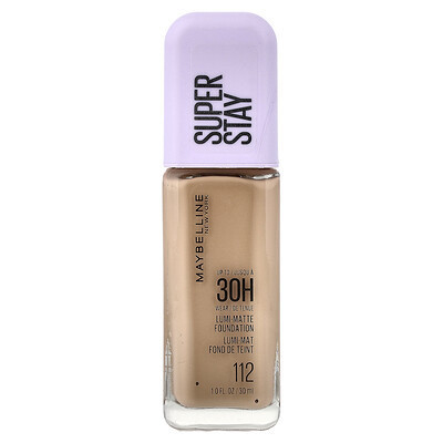 Maybelline, Super Stay, Lumi-Matte Foundation, 112, 1 fl oz (30 ml) | iHerb