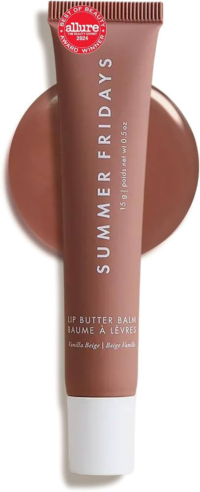 Summer Fridays Lip Butter Balm - Moisturizing Lip Gloss for Instant Shine + Sheer Color - With No... | Amazon (US)