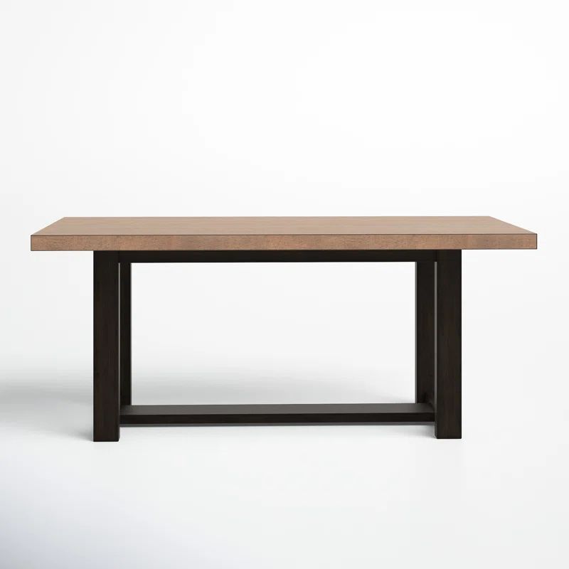 Ablo 70'' Solid Wood Trestle Dining Table | Wayfair North America