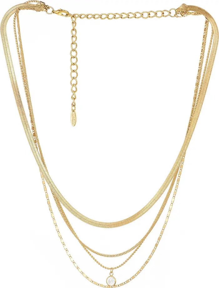 Layered Chain Pendant Necklace | Nordstrom