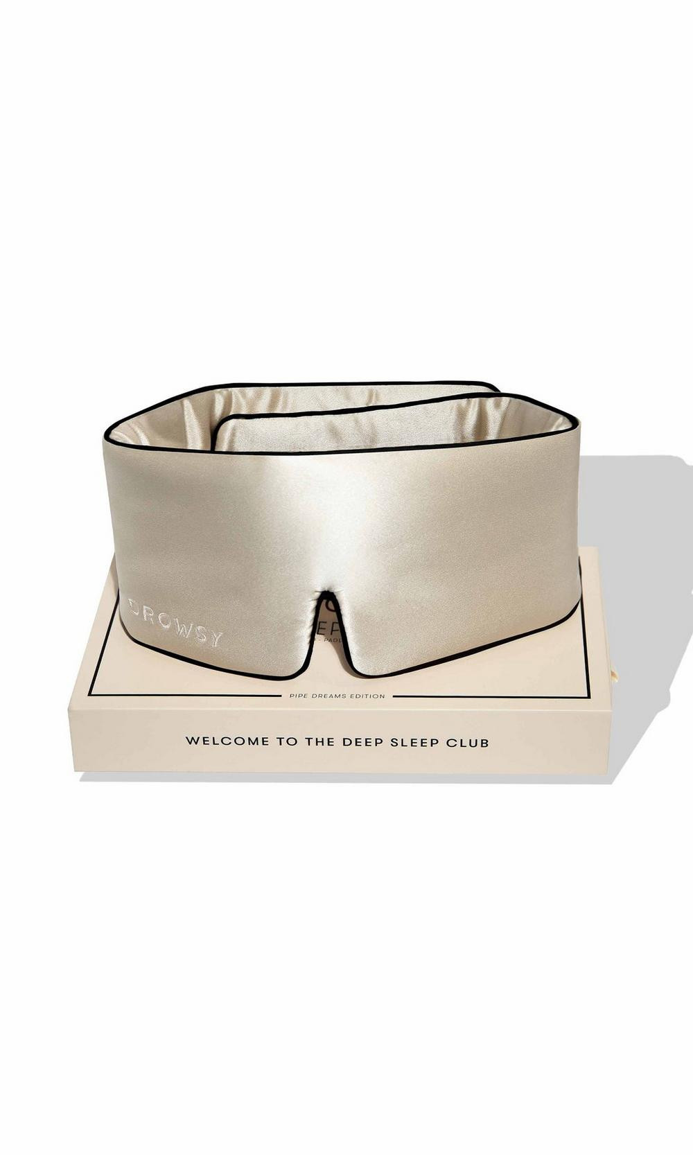 Drowsy Pipe Dreams Silk Sleep Mask - Dusty Gold | Ulta