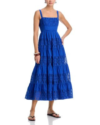 Lace Inset Tier Midi Dress - Exclusive | Bloomingdale's (AU)