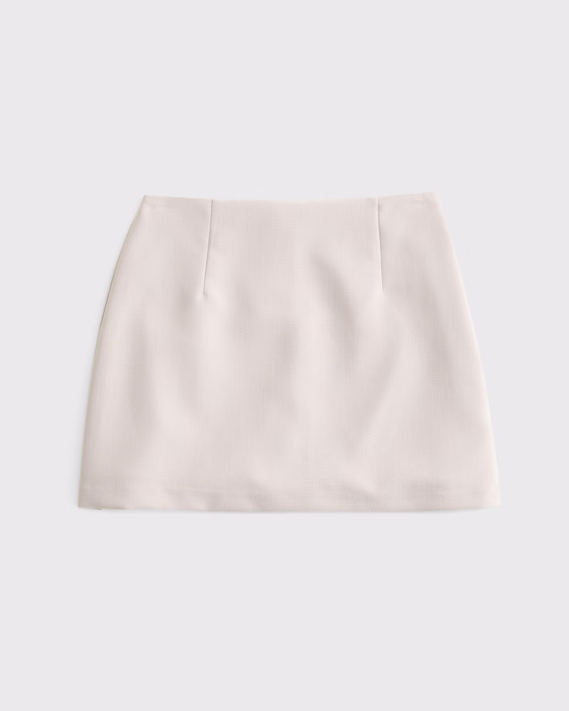 The A&F Scarlett Suiting Mini Skort | Abercrombie & Fitch (US)