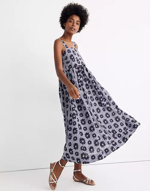 WHIT® Floral Gingham Dress | Madewell