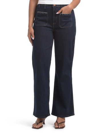 Patch Pocket Mabel Jeans For Women, Cotton | TJ Maxx